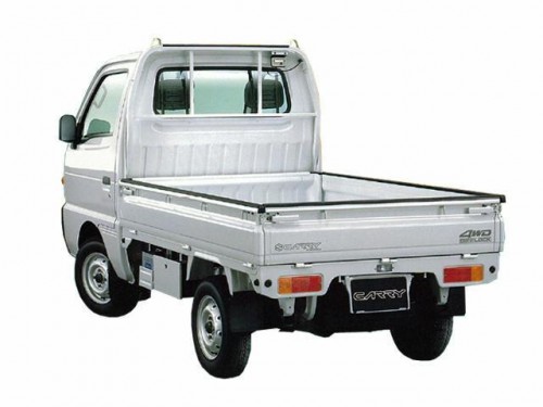 Характеристики грузового автомобиля Suzuki Carry Truck 660 Classic 3-way (07.1995 - 12.1998): фото, грузоподъемность, масса, скорость, двигатель, топливо, отзывы