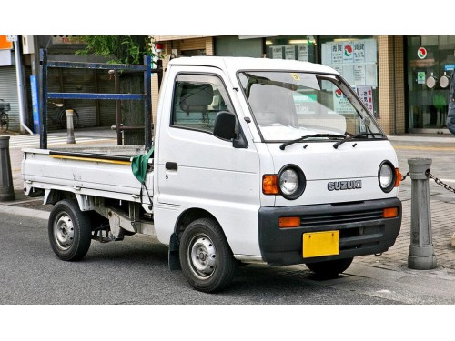 Характеристики грузового автомобиля Suzuki Carry Truck 660 Kintaro Dump WA 3-way (09.1991 - 06.1995): фото, грузоподъемность, масса, скорость, двигатель, топливо, отзывы