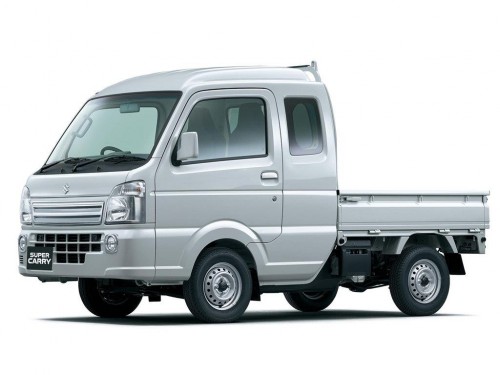 Характеристики грузового автомобиля Suzuki Carry Truck 660 KC 3-way (08.2021 - 03.2022): фото, грузоподъемность, масса, скорость, двигатель, топливо, отзывы
