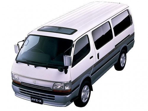 Характеристики грузового фургона Toyota Hiace 2.0 CD (5 door) (08.1995 - 07.1998): фото, размеры, грузоподъемность, масса, скорость, двигатель, топливо, отзывы