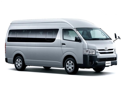 Характеристики грузового фургона Toyota Hiace 2.7 Commuter DX 4WD (12.2013 - 12.2014): фото, размеры, грузоподъемность, масса, скорость, двигатель, топливо, отзывы