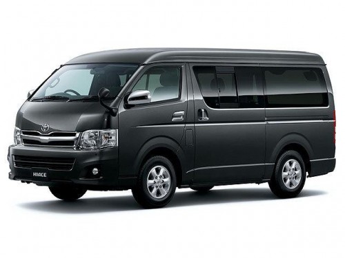 Характеристики минивэна Toyota Hiace 2.0 DX long (4 door 6 seat) (07.2010 - 04.2012): фото, места, вместимость, скорость, двигатель, топливо, отзывы