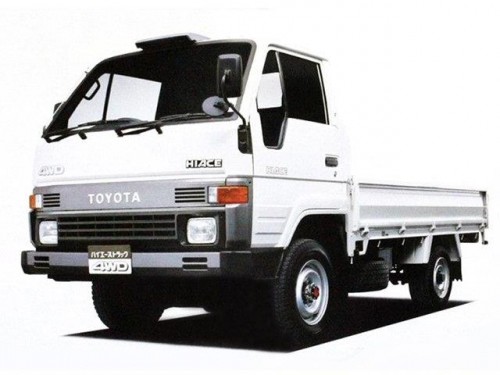 Характеристики грузового автомобиля Toyota Hiace 1.6 Single-Just-Low Single-Cab 1.0t (08.1985 - 07.1989): фото, грузоподъемность, масса, скорость, двигатель, топливо, отзывы