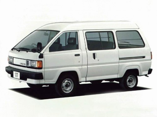 Характеристики минивэна Toyota Lite Ace 1.3 Deluxe (4 door 6 seat) (08.1988 - 07.1990): фото, места, вместимость, скорость, двигатель, топливо, отзывы