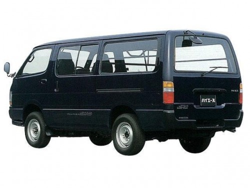 Характеристики грузового фургона Toyota Hiace 2.0 CD Route van (08.2002 - 06.2003): фото, размеры, грузоподъемность, масса, скорость, двигатель, топливо, отзывы