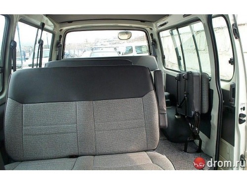 Характеристики грузового фургона Toyota Hiace 2.0 DX (4 door) (08.1995 - 07.1998): фото, размеры, грузоподъемность, масса, скорость, двигатель, топливо, отзывы