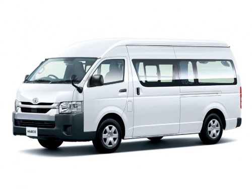 Характеристики грузового фургона Toyota Hiace 2.0 DX GL Package Multi Role Transporter Type I Long (12.2013 - 12.2014): фото, размеры, грузоподъемность, масса, скорость, двигатель, топливо, отзывы