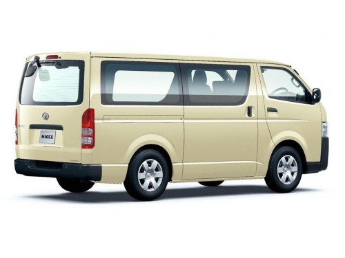 Характеристики грузового фургона Toyota Hiace 2.0 DX GL Package Multi Role Transporter Type I Long (12.2013 - 12.2014): фото, размеры, грузоподъемность, масса, скорость, двигатель, топливо, отзывы