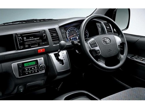 Характеристики грузового фургона Toyota Hiace 2.7 Commuter DX (12.2013 - 12.2014): фото, размеры, грузоподъемность, масса, скорость, двигатель, топливо, отзывы