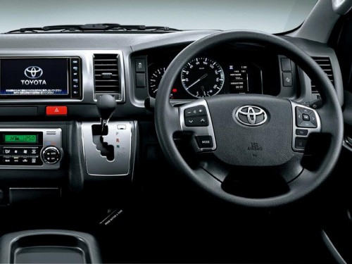 Характеристики грузового фургона Toyota Hiace 2.7 Commuter DX (12.2013 - 12.2014): фото, размеры, грузоподъемность, масса, скорость, двигатель, топливо, отзывы