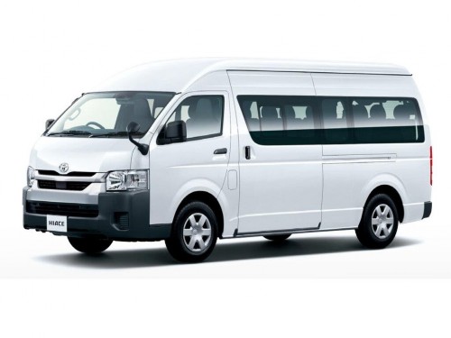 Характеристики грузового фургона Toyota Hiace 2.7 Commuter DX 4WD (12.2013 - 12.2014): фото, размеры, грузоподъемность, масса, скорость, двигатель, топливо, отзывы