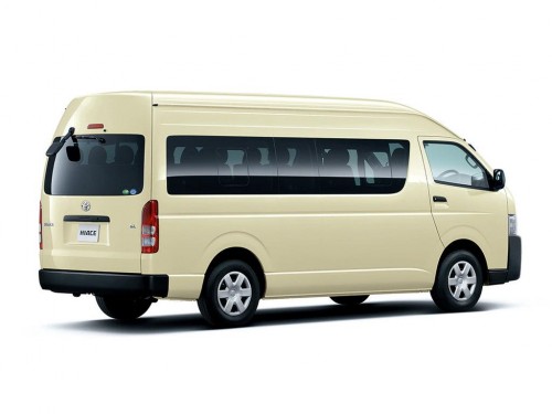 Характеристики грузового фургона Toyota Hiace 2.7 Commuter DX 4WD (12.2013 - 12.2014): фото, размеры, грузоподъемность, масса, скорость, двигатель, топливо, отзывы