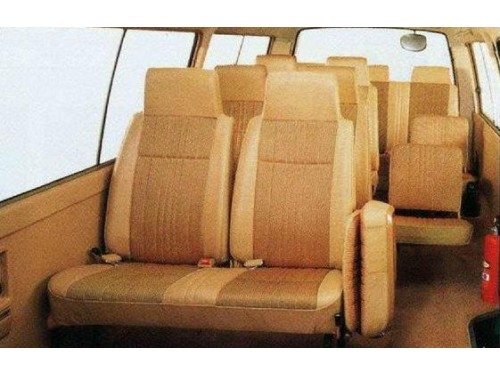 Характеристики минивэна Toyota Hiace 2.2 Super Long Commuter Deluxe (01.1983 - 07.1987): фото, места, вместимость, скорость, двигатель, топливо, отзывы