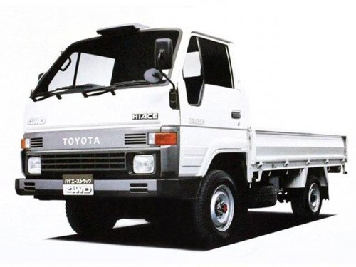 Характеристики грузового автомобиля Toyota Hiace 1.6 Low-Floor Double-Cab 0.75t (08.1985 - 07.1989): фото, грузоподъемность, масса, скорость, двигатель, топливо, отзывы