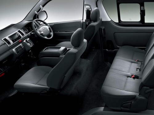Характеристики минивэна Toyota Hiace 2.0 DX Long (5 door 3 seat) (04.2022 - н.в.): фото, места, вместимость, скорость, двигатель, топливо, отзывы