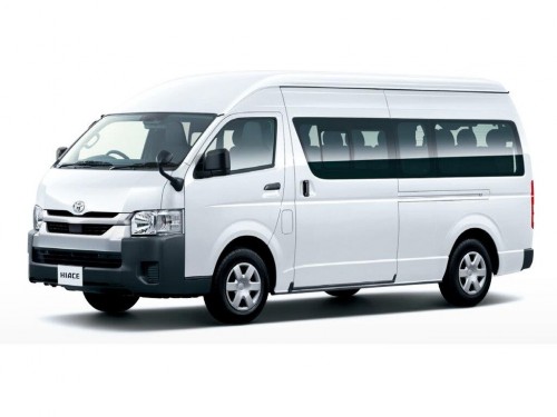 Характеристики минивэна Toyota Hiace 2.8 Commuter GL Diesel Turbo (04.2022 - н.в.): фото, места, вместимость, скорость, двигатель, топливо, отзывы