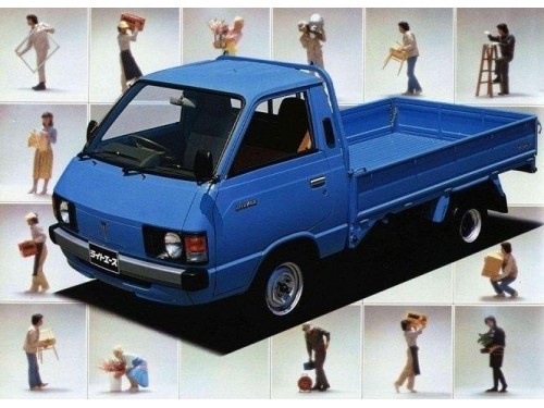 Характеристики грузового автомобиля Toyota Lite Ace Truck 1.3 Standard Raised Floor 3-Way (10.1979 - 09.1986): фото, грузоподъемность, масса, скорость, двигатель, топливо, отзывы