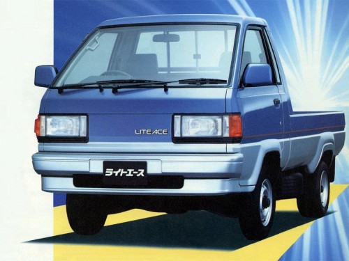 Характеристики грузового автомобиля Toyota Lite Ace Truck 1.8 DX Super Single Just Low Long-Deck 3-Way (10.1986 - 10.1996): фото, грузоподъемность, масса, скорость, двигатель, топливо, отзывы