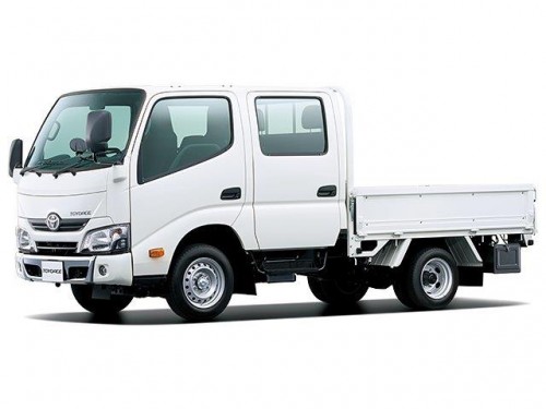 Характеристики грузового автомобиля Toyota ToyoAce 2.0 Cargo Double-Cab Long-Deck Just Low 1.0t (05.2016 - н.в.): фото, грузоподъемность, масса, скорость, двигатель, топливо, отзывы