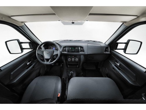 Характеристики грузового автомобиля УАЗ Профи 2.7 MT Комфорт Широкое шасси (12.2018 - 11.2020): фото, грузоподъемность, масса, скорость, двигатель, топливо, отзывы