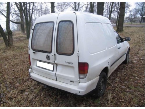 Характеристики грузового фургона Volkswagen Caddy 1.9 TDI MT (10.1996 - 09.2000): фото, размеры, грузоподъемность, масса, скорость, двигатель, топливо, отзывы