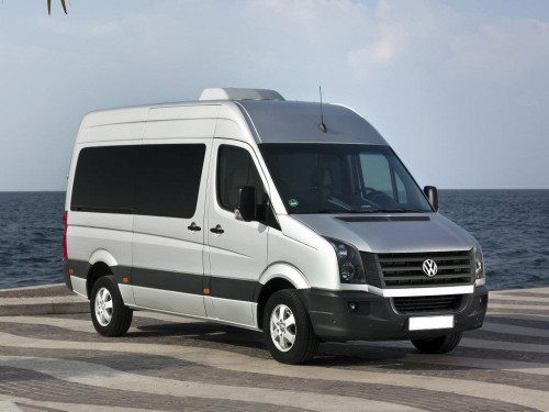 Характеристики грузового фургона Volkswagen Crafter 2.0 TDI MT Kombi 30 L3H2 (04.2012 - 12.2016): фото, размеры, грузоподъемность, масса, скорость, двигатель, топливо, отзывы