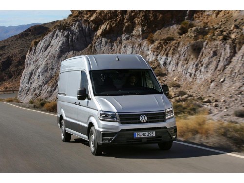 Характеристики грузового фургона Volkswagen Crafter 2.0 biTDI MT Kasten 55 L3H2 (10.2021 - н.в.): фото, размеры, грузоподъемность, масса, скорость, двигатель, топливо, отзывы