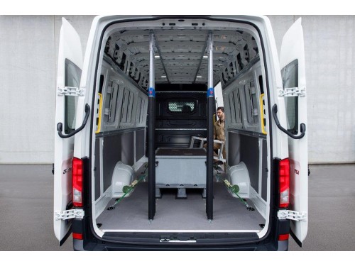 Характеристики грузового фургона Volkswagen Crafter 2.0 biTDI MT Kasten 55 L3H2 (10.2021 - н.в.): фото, размеры, грузоподъемность, масса, скорость, двигатель, топливо, отзывы