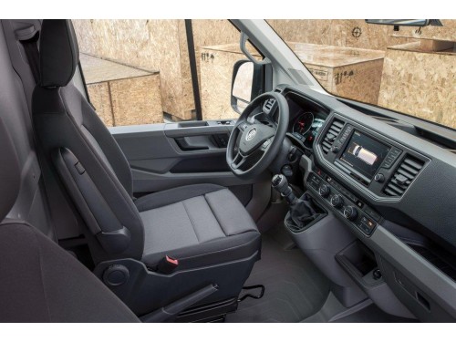 Характеристики грузового фургона Volkswagen Crafter 2.0 biTDI MT Kasten 55 L3H2 (10.2021 - н.в.): фото, размеры, грузоподъемность, масса, скорость, двигатель, топливо, отзывы