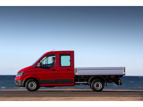 Характеристики грузового автомобиля Volkswagen Crafter 2.0 biTDI MT Single Cab 50 Long Base+Overhang L5 Trendline (10.2021 - н.в.): фото, грузоподъемность, масса, скорость, двигатель, топливо, отзывы