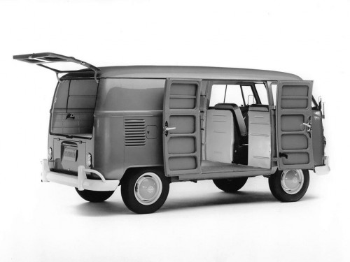 Характеристики грузового фургона Volkswagen Type 2 1.2 MT 1200 Kombi (01.1963 - 12.1964): фото, размеры, грузоподъемность, масса, скорость, двигатель, топливо, отзывы